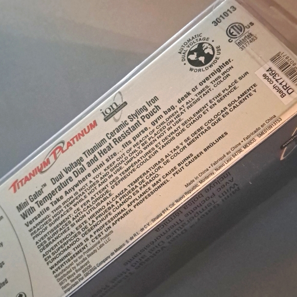 ion Finishings Solutions..mini gator Ceramic Styling Iron - Picture 6 of 6